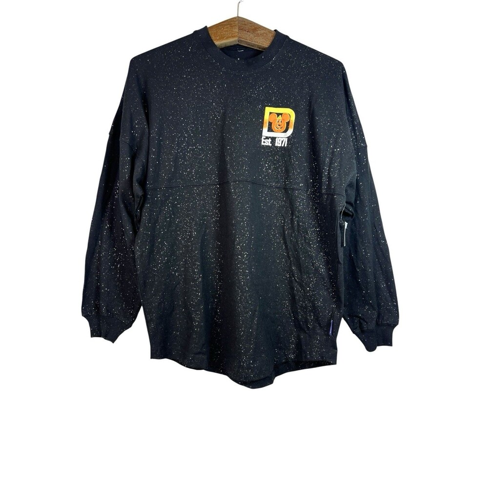 Walt Disney World Mickey Candy Corn Glitter Spirit Jersey Halloween Size XS NWT